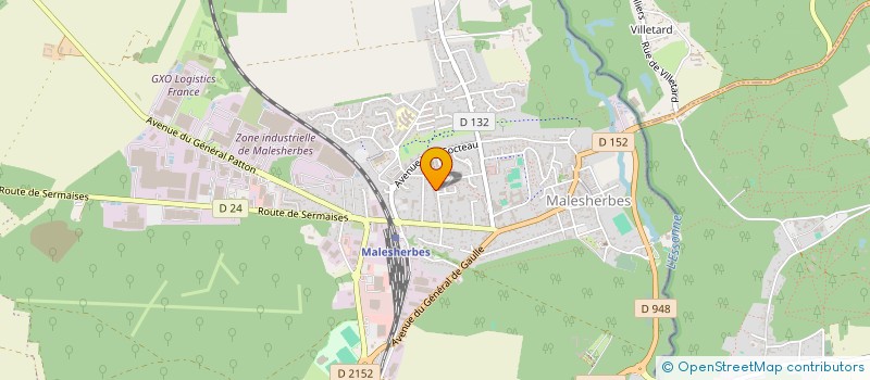 localisation de l'entreprise MADAME ANNE-SOPHIE BURETTE à LE MALESHERBOIS