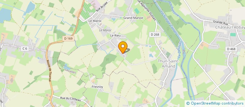 localisation de l'entreprise MADAME ANNE SOPHIE BURY  THUN-SAINT-AMAND