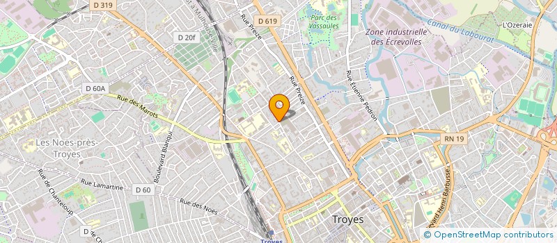 localisation de l'entreprise MADAME ANNE SOPHIE BUSSON  TROYES