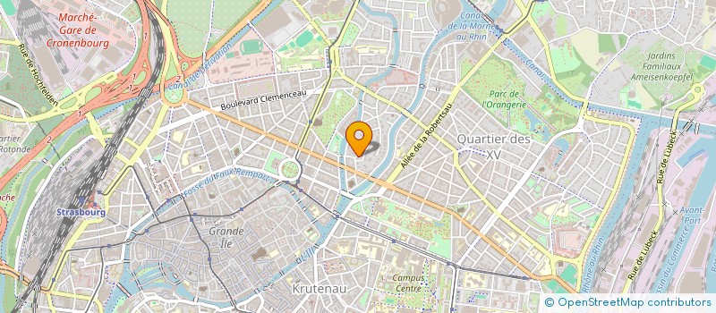 localisation de l'entreprise MADAME ANNE-SOPHIE CACHAT à STRASBOURG