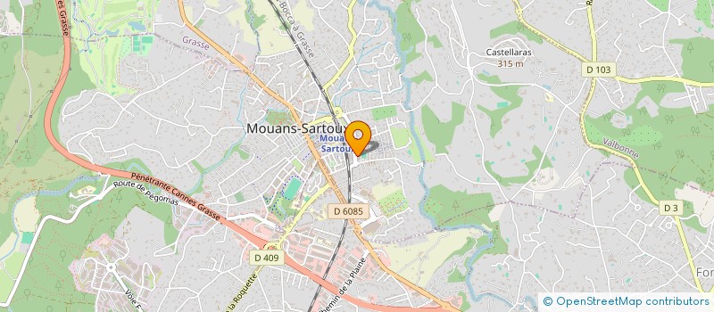 localisation de l'entreprise MADAME ANNE SOPHIE CALENDER  SASSENAGE