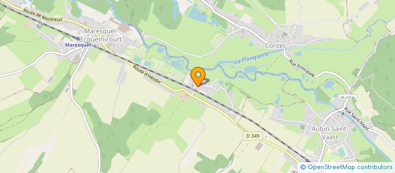 localisation de l'entreprise MADAME ANNE-SOPHIE CALOIN  MARESQUEL-ECQUEMICOURT