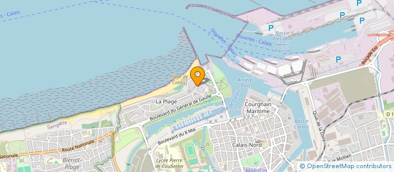 localisation de l'entreprise MADAME ANNE-SOPHIE CAMUS  CALAIS