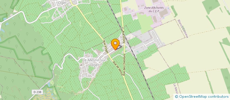 localisation de l'entreprise MADAME ANNE-SOPHIE CAMUS  LE MESNIL-SUR-OGER