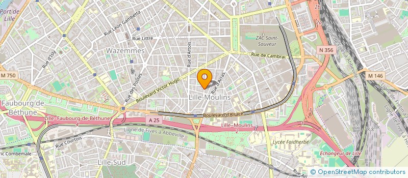 localisation de l'entreprise MADAME ANNE SOPHIE CAMUT à LILLE