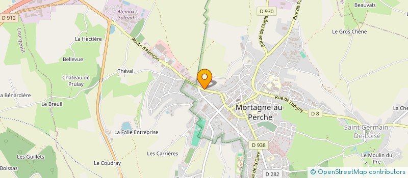 localisation de l'entreprise MADAME ANNE-SOPHIE CHANTAL LACROIX à MORTAGNE-AU-PERCHE