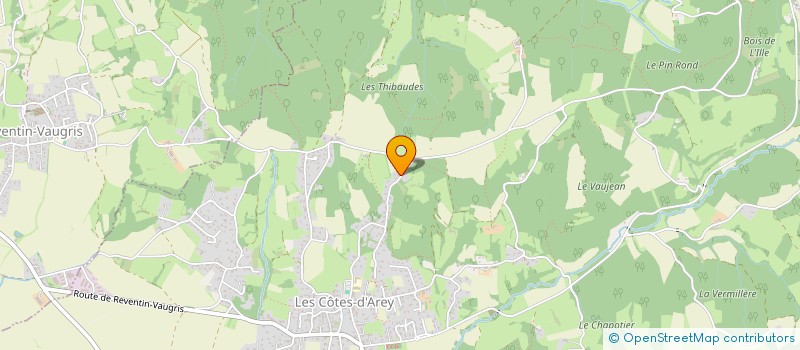 localisation de l'entreprise MADAME ANNE-SOPHIE CHATRE  LES COTES-D'AREY