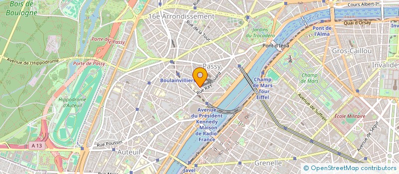 localisation de l'entreprise MADAME ANNE-SOPHIE CHENEVIER à BOULOGNE-BILLANCOURT