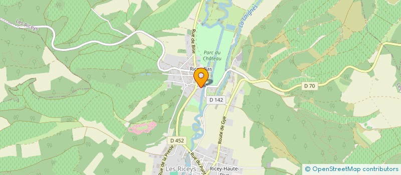 localisation de l'entreprise MADAME ANNE-SOPHIE CHENOT  LES RICEYS