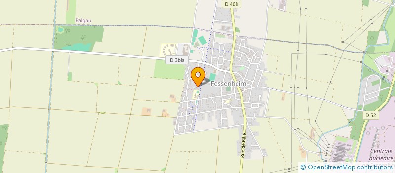 localisation de l'entreprise MADAME ANNE SOPHIE CICHOWLAS  FESSENHEIM