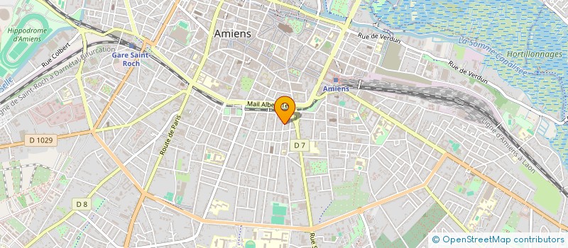 localisation de l'entreprise MADAME ANNE-SOPHIE CICILE  AMIENS