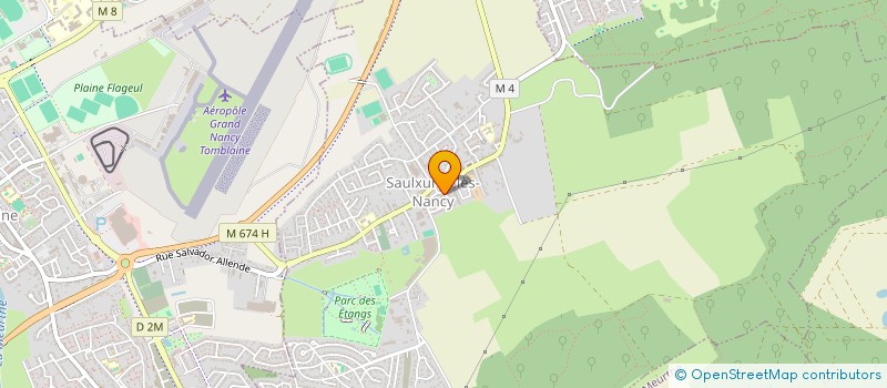 localisation de l'entreprise MADAME ANNE-SOPHIE CLAUDIN  SAULXURES-LES-NANCY