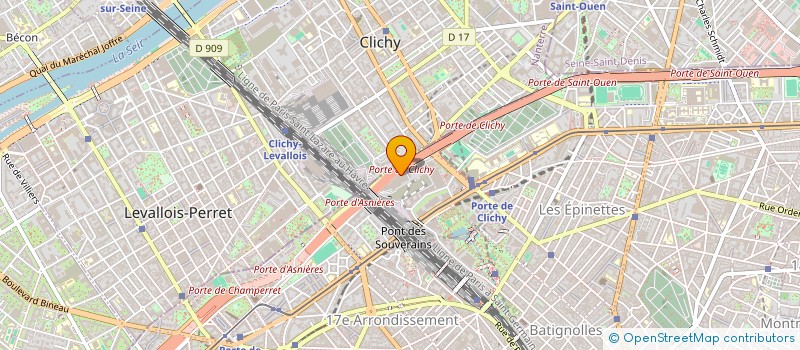 localisation de l'entreprise MADAME ANNE-SOPHIE CLEMENT  PARIS