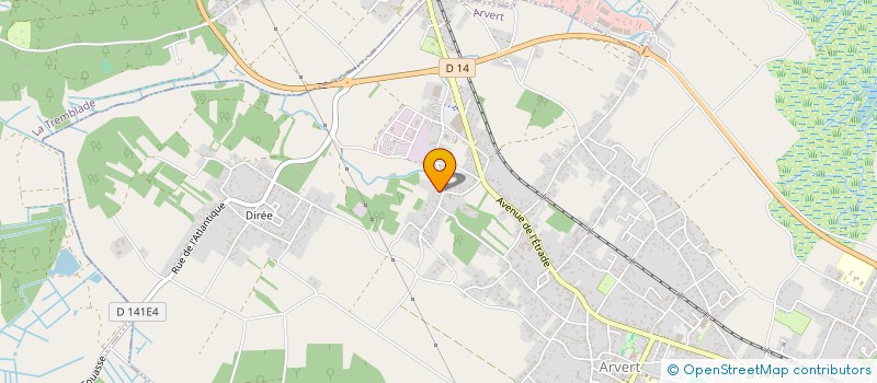 localisation de l'entreprise MADAME ANNE-SOPHIE COIRAUD  ARVERT