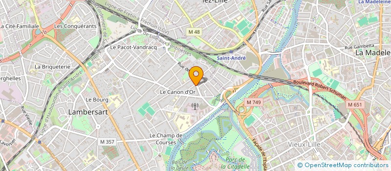 localisation de l'entreprise MADAME ANNE-SOPHIE COLLETTE à LAMBERSART