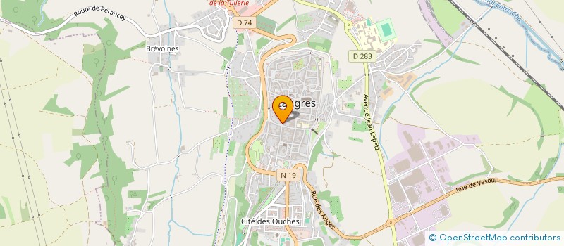 localisation de l'entreprise MADAME ANNE-SOPHIE COLLIN à LANGRES