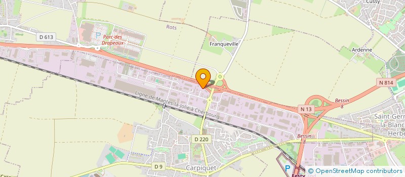 localisation de l'entreprise MADAME ANNE-SOPHIE COMPERE  CARPIQUET