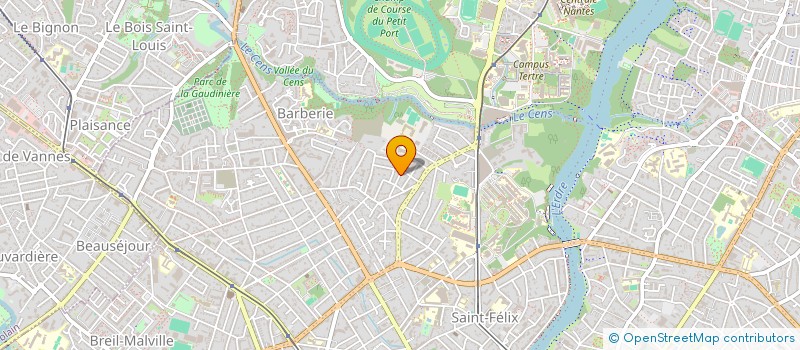 localisation de l'entreprise MADAME ANNE-SOPHIE CORNILLE  NANTES