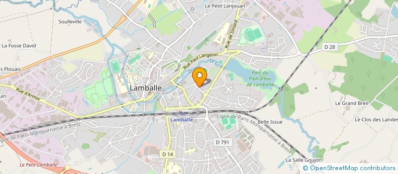 localisation de l'entreprise MADAME ANNE-SOPHIE COUEPEL à LAMBALLE-ARMOR