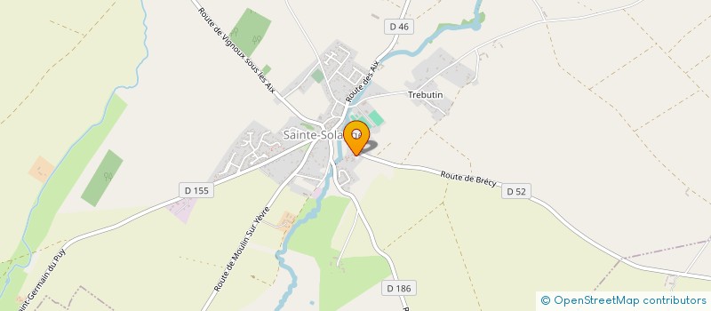 localisation de l'entreprise MADAME ANNE SOPHIE COUSSY  SAINTE-SOLANGE