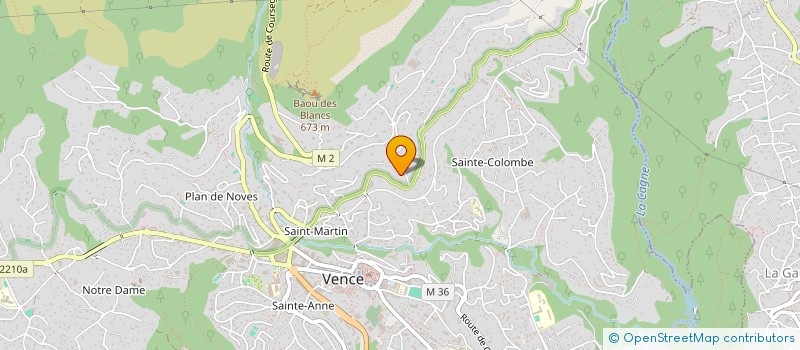 localisation de l'entreprise MADAME ANNE-SOPHIE DAILLIEZ à VENCE