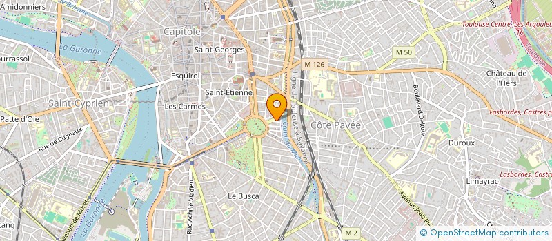 localisation de l'entreprise MADAME ANNE-SOPHIE DE BRAQUILANGES à TOULOUSE