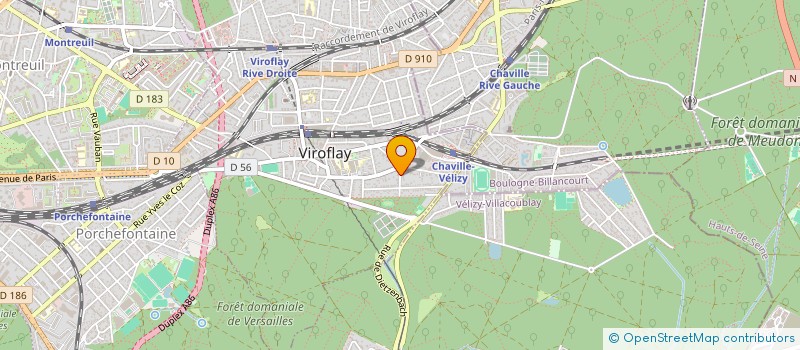 localisation de l'entreprise MADAME ANNE SOPHIE DE LANETE DAVID DE FLORIS  VIROFLAY