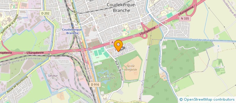 localisation de l'entreprise MADAME ANNE-SOPHIE DE SMEDT  COUDEKERQUE-BRANCHE