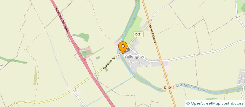 localisation de l'entreprise MADAME ANNE-SOPHIE DECAMPS  BELLENGLISE