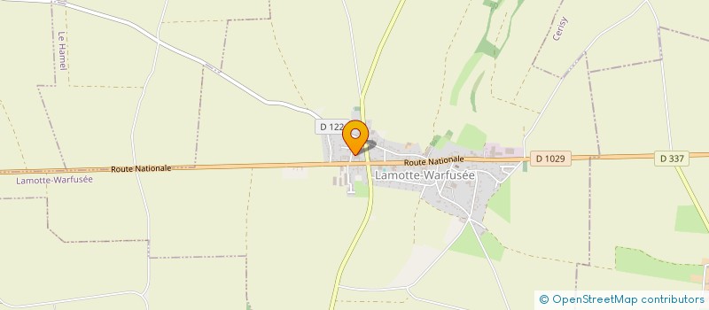 localisation de l'entreprise MADAME ANNE-SOPHIE DEGORRE  LAMOTTE-WARFUSEE