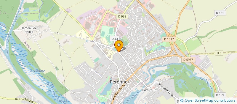 localisation de l'entreprise MADAME ANNE-SOPHIE DEL FABBRO à PERONNE