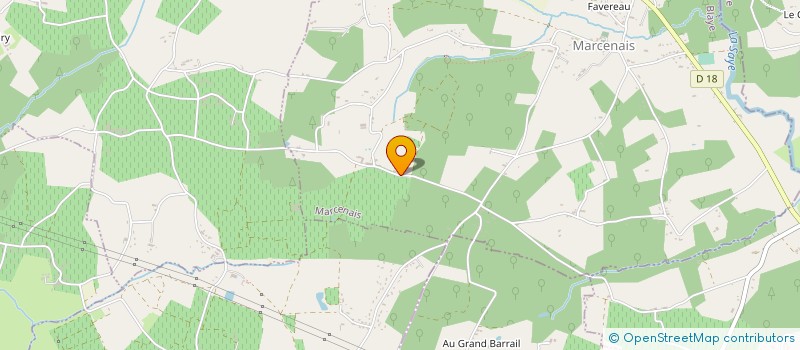 localisation de l'entreprise MADAME ANNE-SOPHIE DELETAN  MARCENAIS