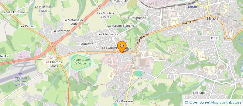 localisation de l'entreprise MADAME ANNE-SOPHIE DELHAYE  QUEVERT