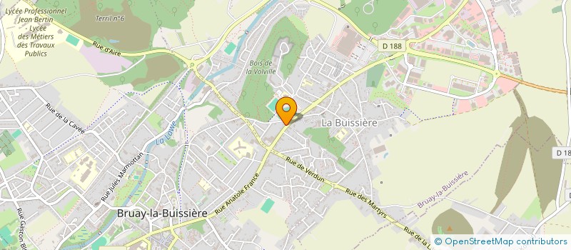 localisation de l'entreprise MADAME ANNE-SOPHIE DELORME  BRUAY-LA-BUISSIERE