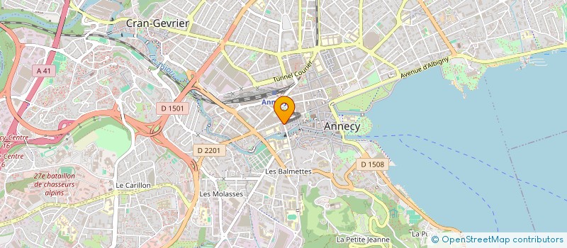 localisation de l'entreprise MADAME ANNE-SOPHIE DENIER à ANNECY