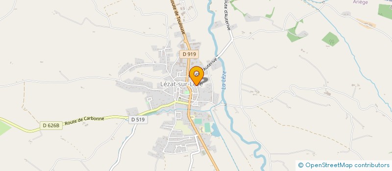 localisation de l'entreprise MADAME ANNE-SOPHIE DEPLANQUE à LEZAT-SUR-LEZE