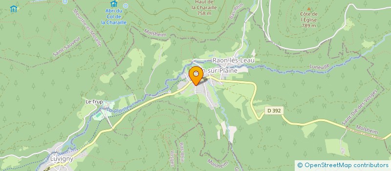 localisation de l'entreprise MADAME ANNE-SOPHIE DERASSE  RAON-SUR-PLAINE