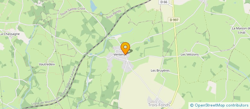 localisation de l'entreprise MADAME ANNE-SOPHIE DESCHAMPS à TROIS-FONDS