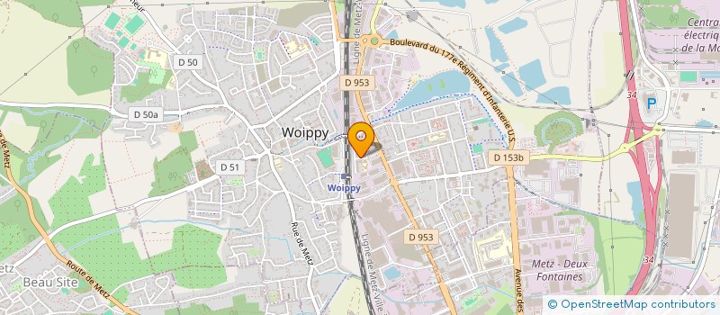 localisation de l'entreprise MADAME ANNE SOPHIE DESPERIER  WOIPPY