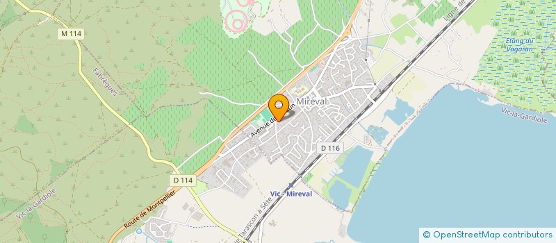 localisation de l'entreprise MADAME ANNE SOPHIE DESSIMOULIE  MIREVAL