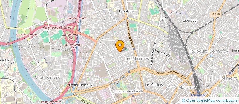 localisation de l'entreprise MADAME ANNE-SOPHIE DINATOR à TOULOUSE