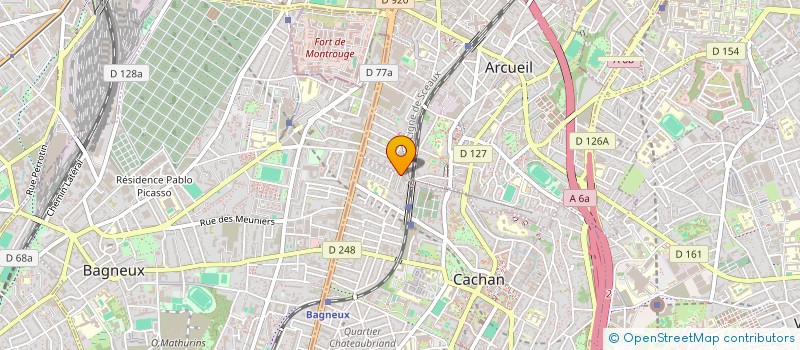 localisation de l'entreprise MADAME ANNE-SOPHIE DOISY  CACHAN