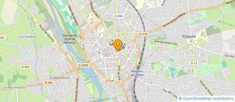 localisation de l'entreprise MADAME ANNE SOPHIE DOMINGOS  MOULINS