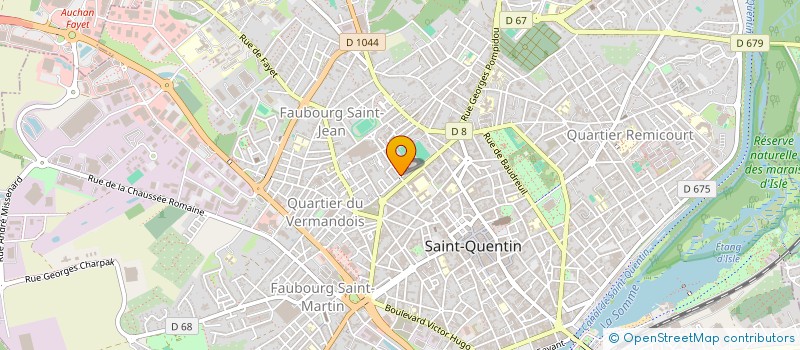 localisation de l'entreprise MADAME ANNE-SOPHIE DOUARD à SAINT-QUENTIN