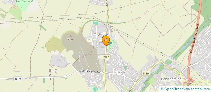 localisation de l'entreprise MADAME ANNE-SOPHIE DOUCHIN  HULLUCH