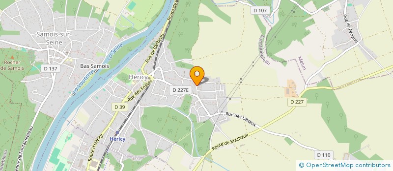 localisation de l'entreprise MADAME ANNE-SOPHIE DUBOIS  HERICY