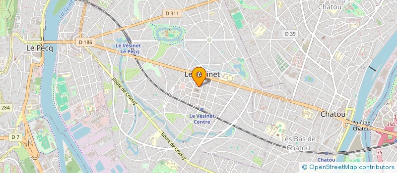 localisation de l'entreprise MADAME ANNE-SOPHIE DUBOR  LE VESINET