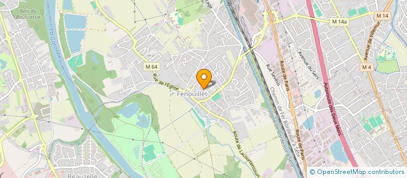 localisation de l'entreprise MADAME ANNE-SOPHIE DUBUS  FENOUILLET