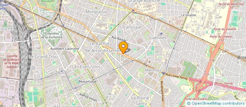 localisation de l'entreprise MADAME ANNE-SOPHIE DUCLOS à LYON