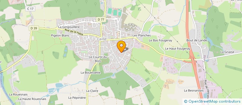 localisation de l'entreprise MADAME ANNE SOPHIE DUCLOS  LAILLE